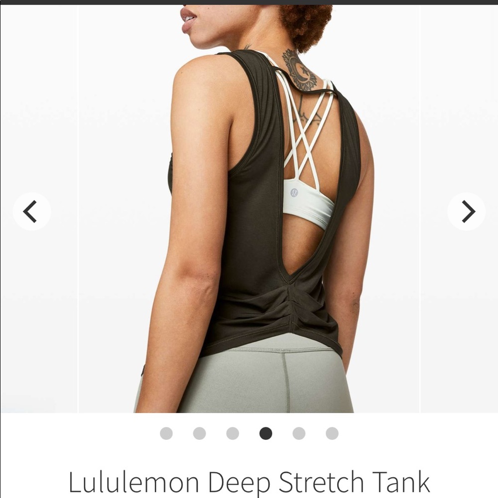 Lululemon Deep Stretch Tank Nulu